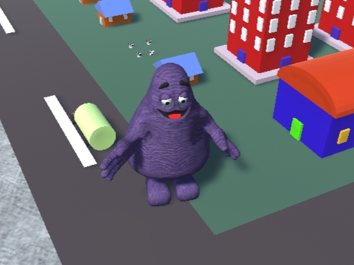 Grimace Shake City Chaos img